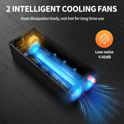 Homkeep 3000W Power Inverter 12V DC to 110V/120V AC Converter with LCD Display and Remote Controller